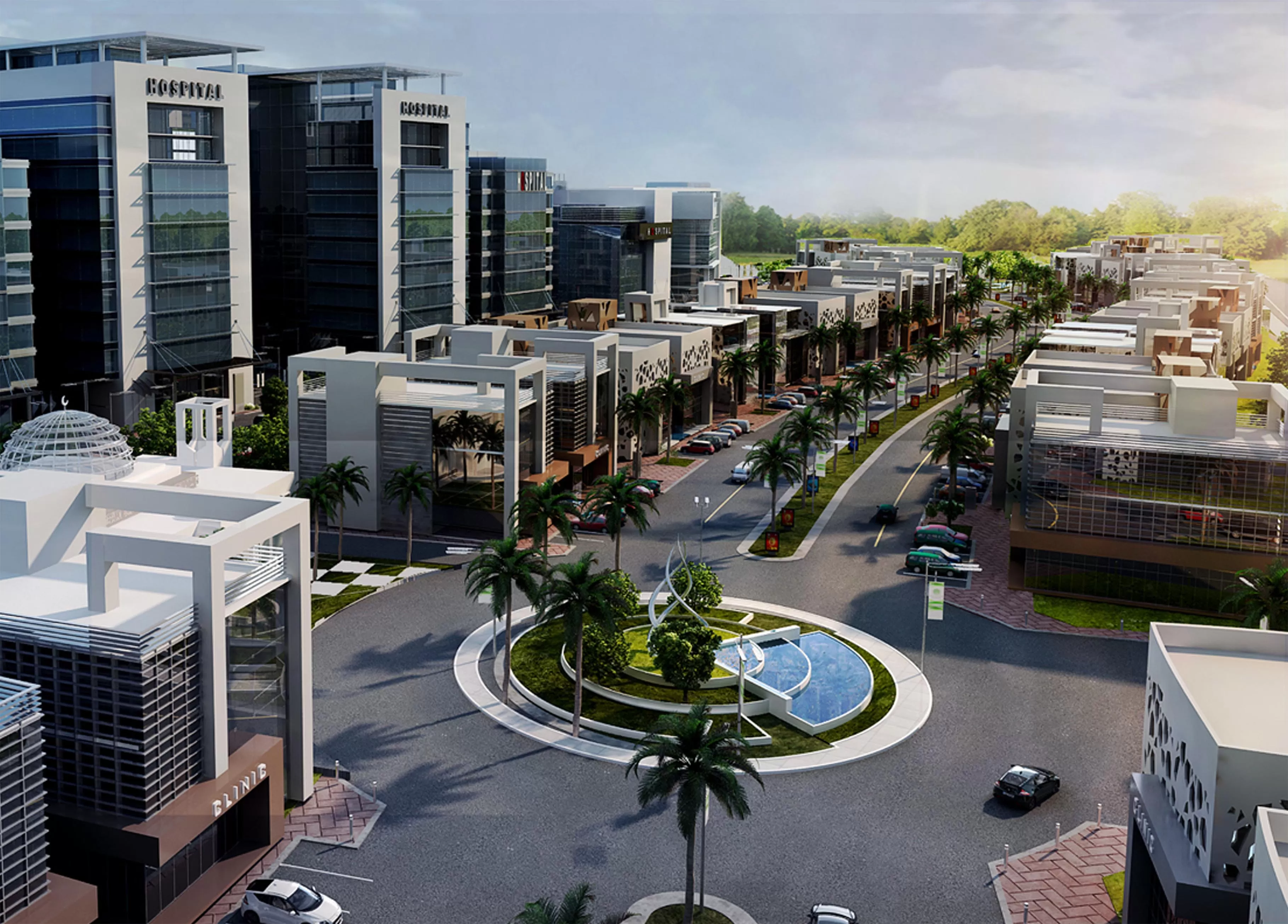 Medical village complex